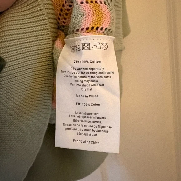 Joanie Clothing Verity Knitted Stripe Polo Top. - Picture 5 of 6